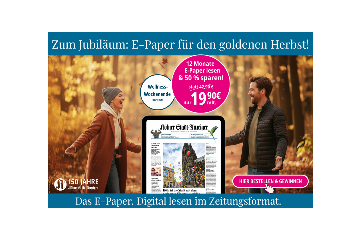 Goldener Jubiläumsherbst – 50% sparen