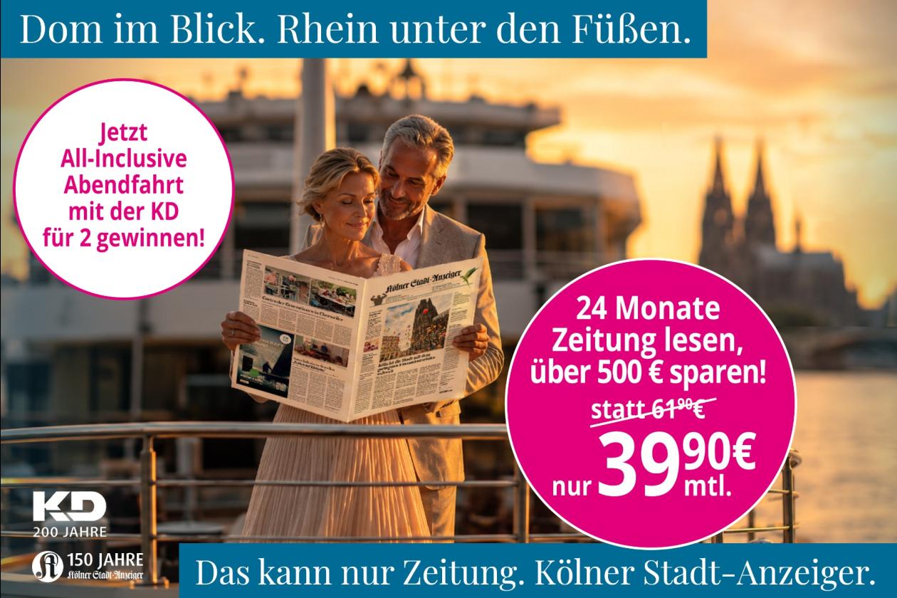 Jeden Morgen frisch gedruckt — das ist Kölner Lebensart.