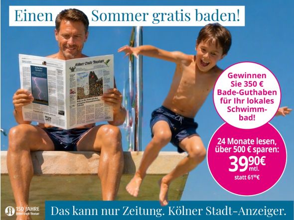 Jeden Morgen frisch gedruckt — auch im Sommer.