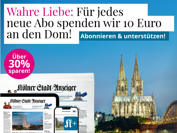 Kölner Dom mit KStA Zeitung