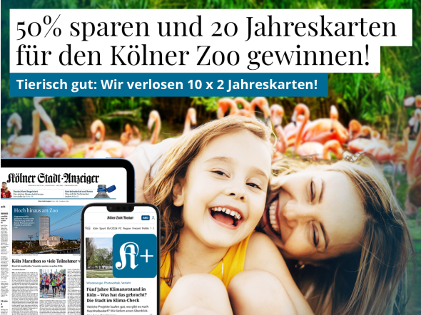 iPad mit E-Paper und Flamingo im Hintergrund