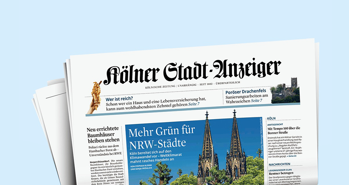 Gedruckte Zeitung