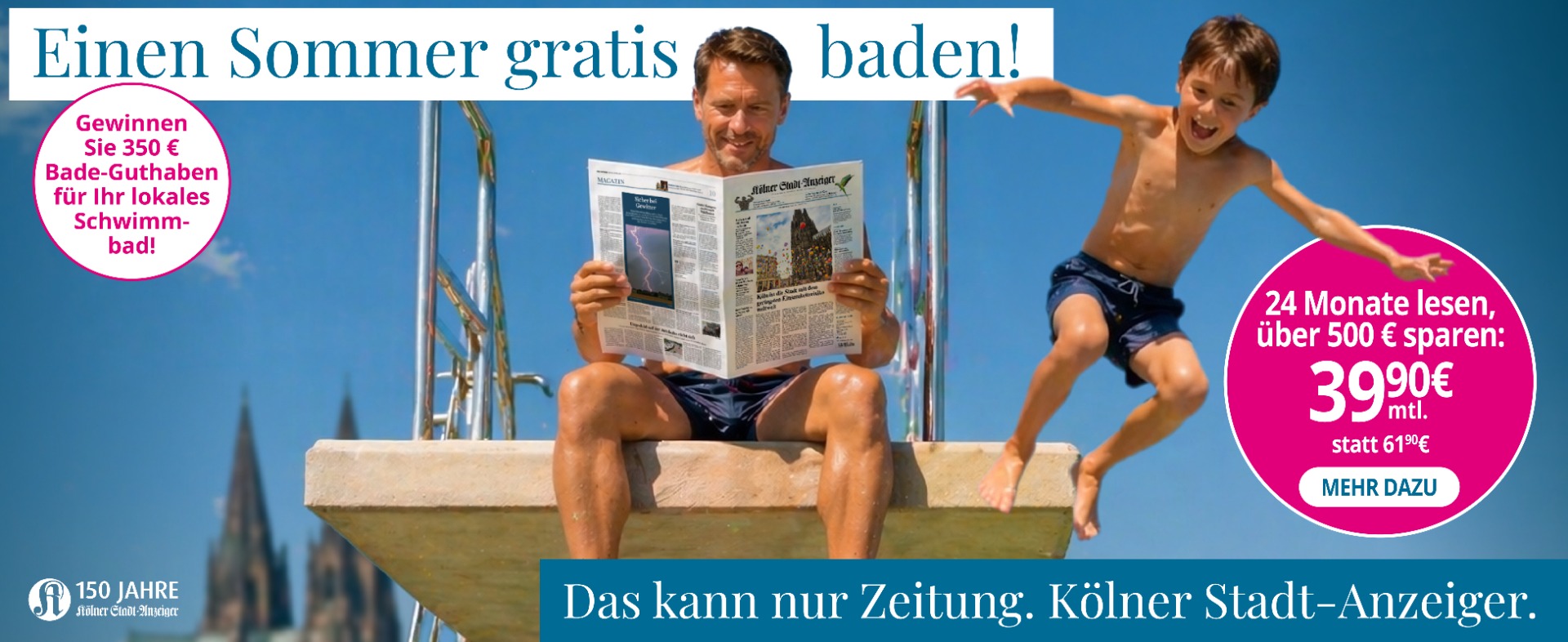 Die Gedruckte Zeitung auch im Sommer genießen