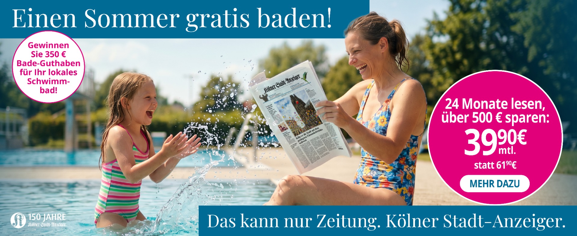 Die Gedruckte Zeitung auch im Sommer genießen