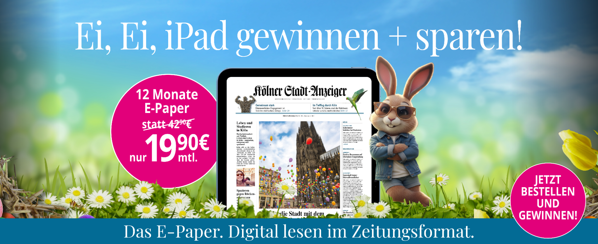 Osterzeit digital erleben – mit dem Stadtanzeiger E‑Paper