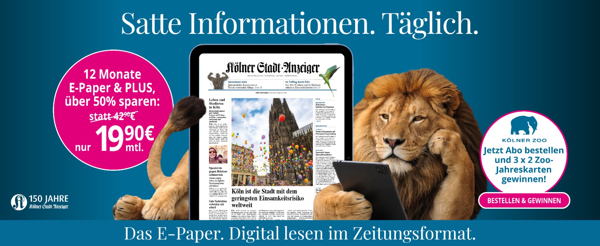 Das tierisch gute E-Paper