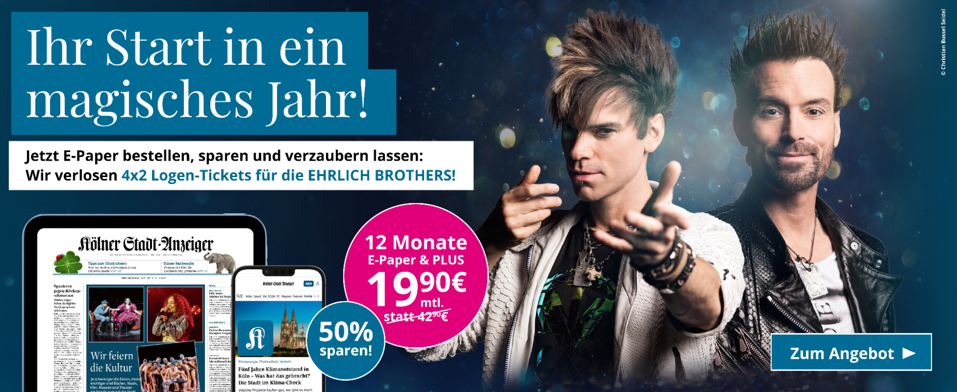 Jetzt mit dem E-Paper ins magische Jahr starten