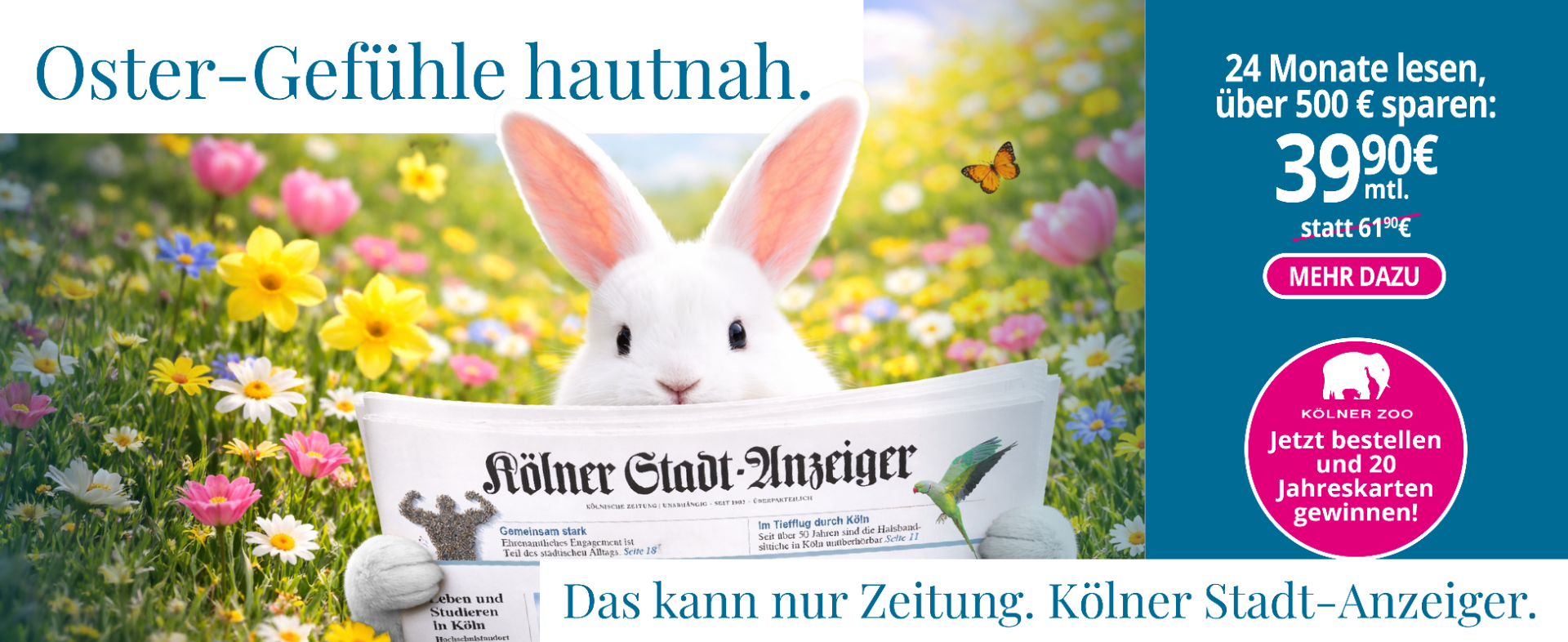 Gedruckter Stadtanzeiger – Ostern zum Aufschlagen und Entdecken
